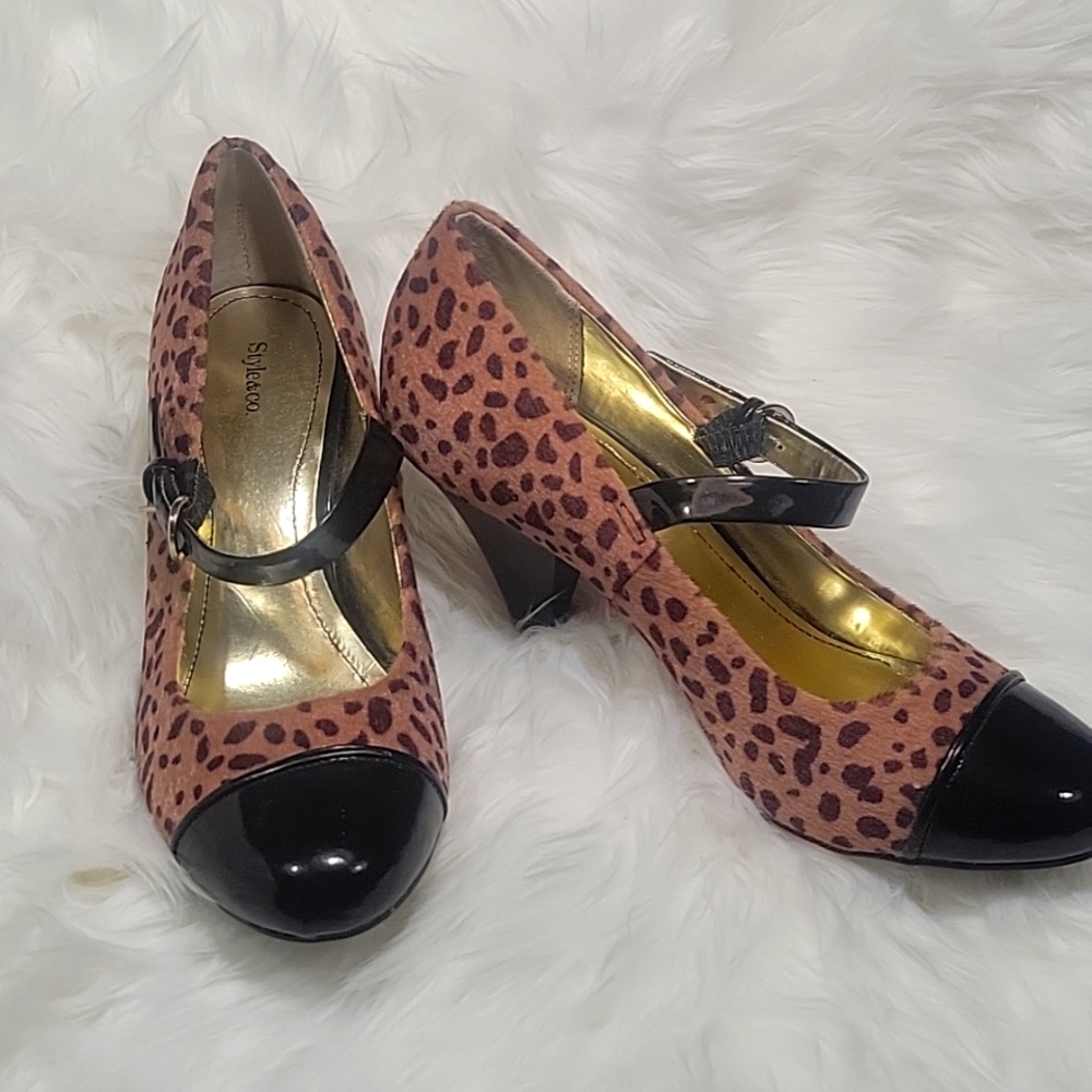 Animal print shoes